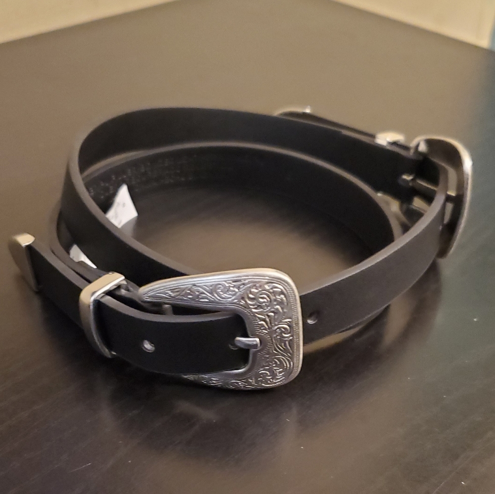 LAST CHANCE- Doubke Buckle Western Style Belt